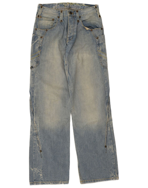 Mogul Herre Cargo Loose Jeans W28 L33 Blå Bomuld