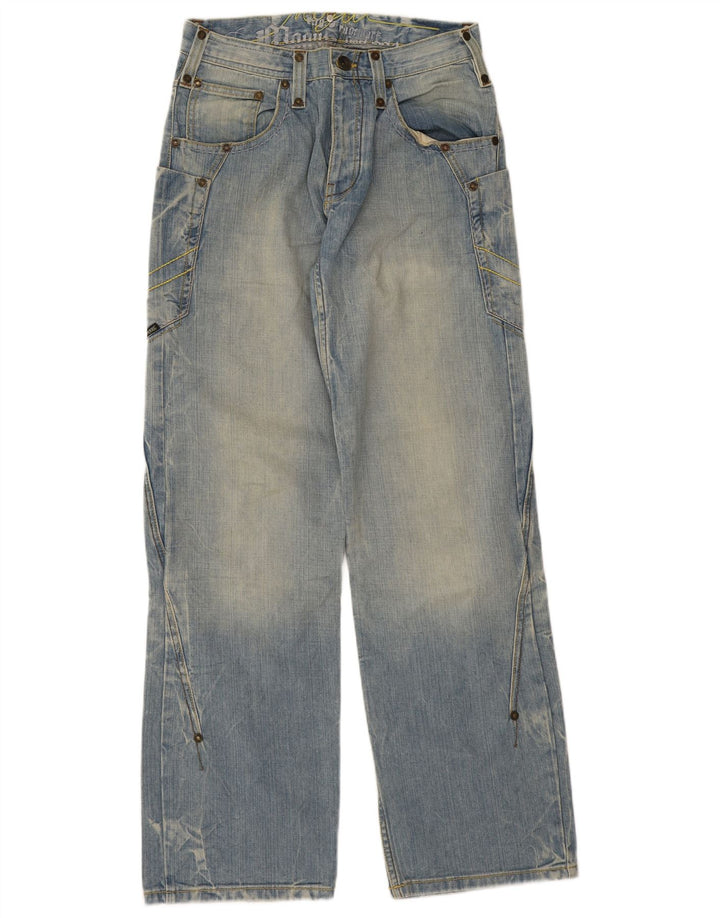 Mogul Herre Cargo Loose Jeans W28 L33 Blå Bomuld