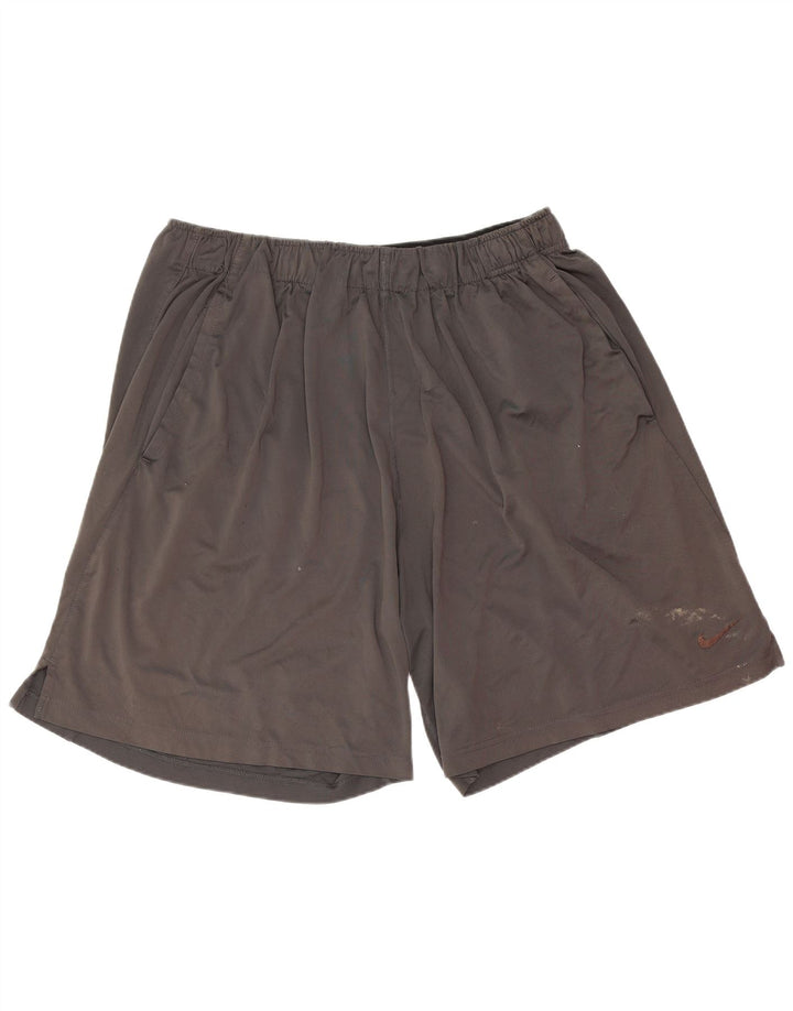 Nike sportsshorts til mænd 2XL grå polyester