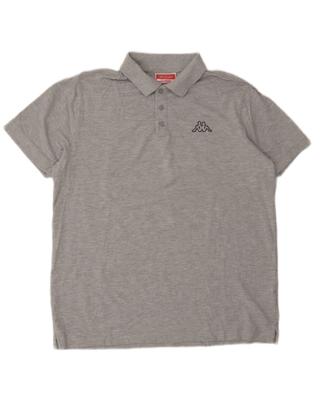 Kappa herre poloshirt XL grå bomuld