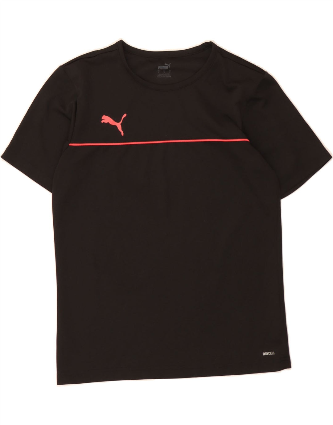 PUMA Womens T-Shirt Top UK 16 Large Black Polyester Vintage Puma and Second-Hand Puma from Messina Hembry 