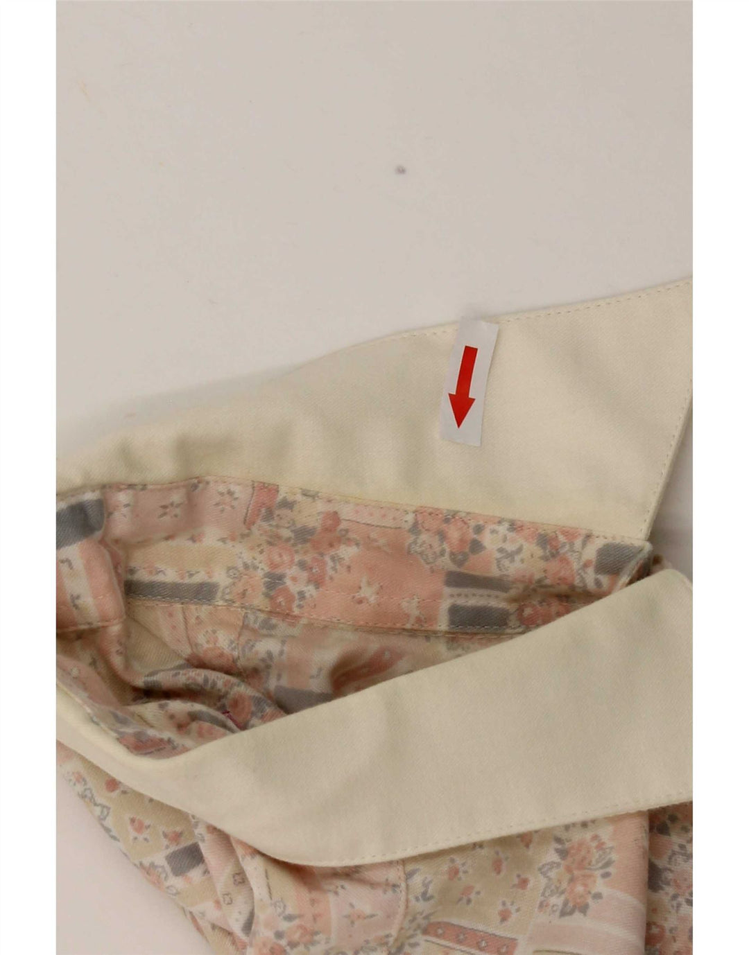 HANAITI Dameskjorte UK 14 Medium Flerfarvet Patchwork Polyester