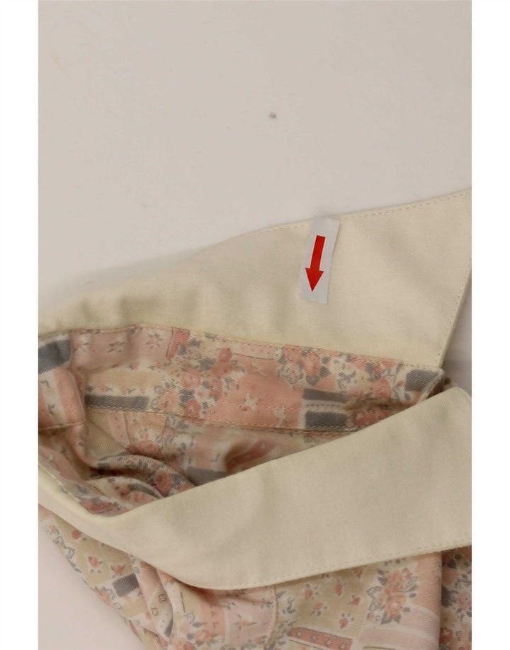 HANAITI Dameskjorte UK 14 Medium Flerfarvet Patchwork Polyester