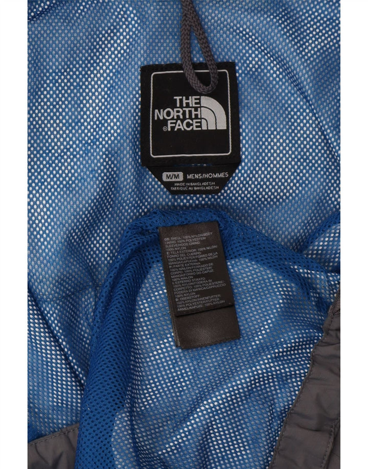 THE NORTH FACE Regnjakke med hætte til mænd UK 38 Medium Grå Nylon