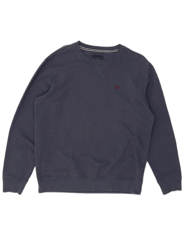 CREW TØJ Herre Sweatshirt Jumper XL Marineblå Bomuld
