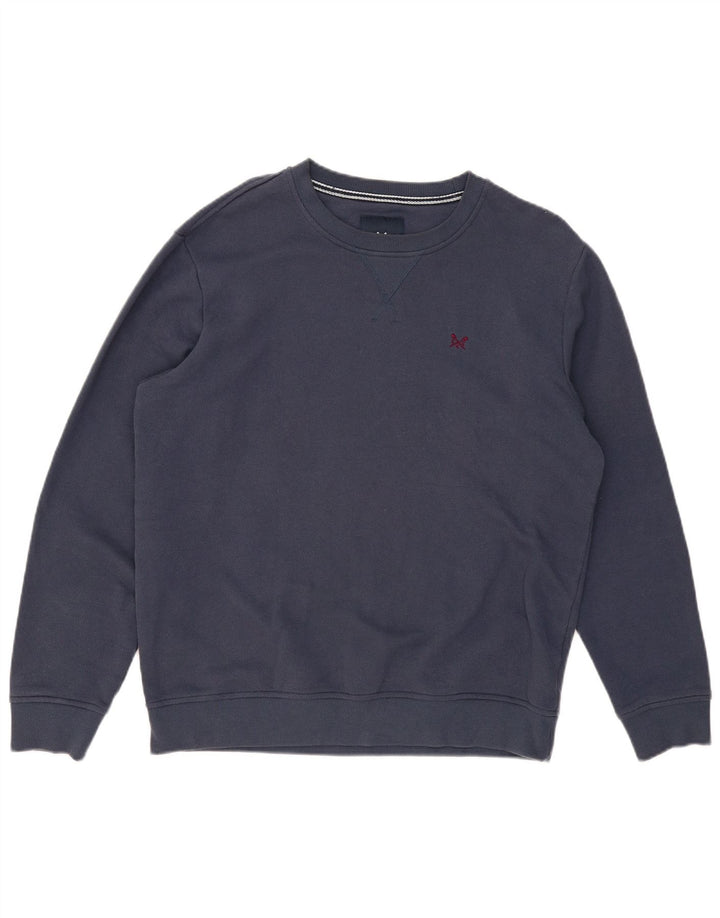 CREW TØJ Herre Sweatshirt Jumper XL Marineblå Bomuld