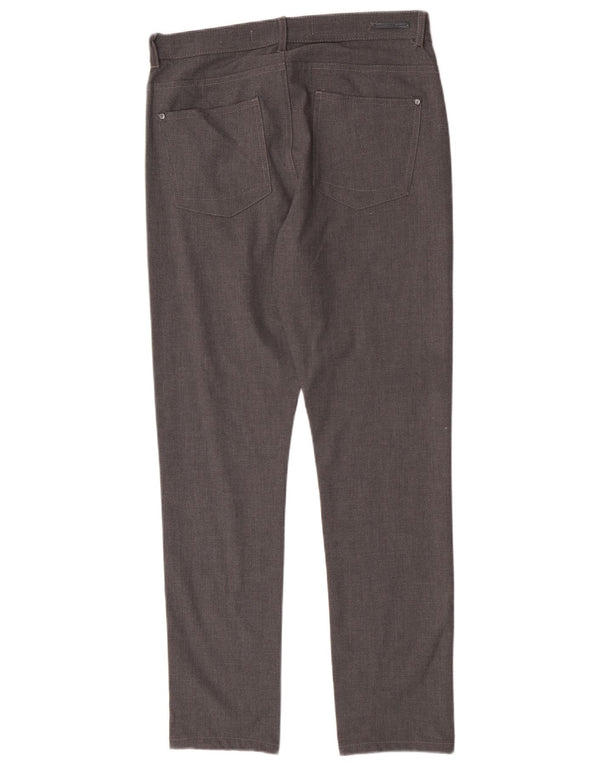 Zara Slim Casual Bukser til mænd EU 38 Small W30 L29 Grå Polyester