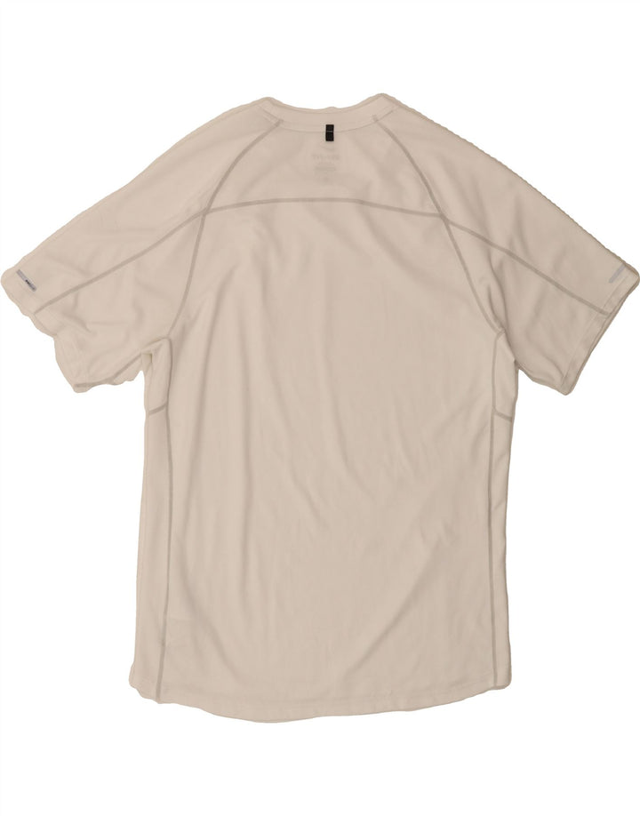 NIKE Mens Dri Fit T-Shirt Top Medium White Polyester Vintage Nike and Second-Hand Nike from Messina Hembry 