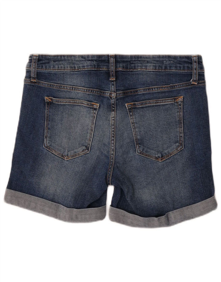 Gap Dame denim Shorts UK 12 Medium W32 Blå Bomuld