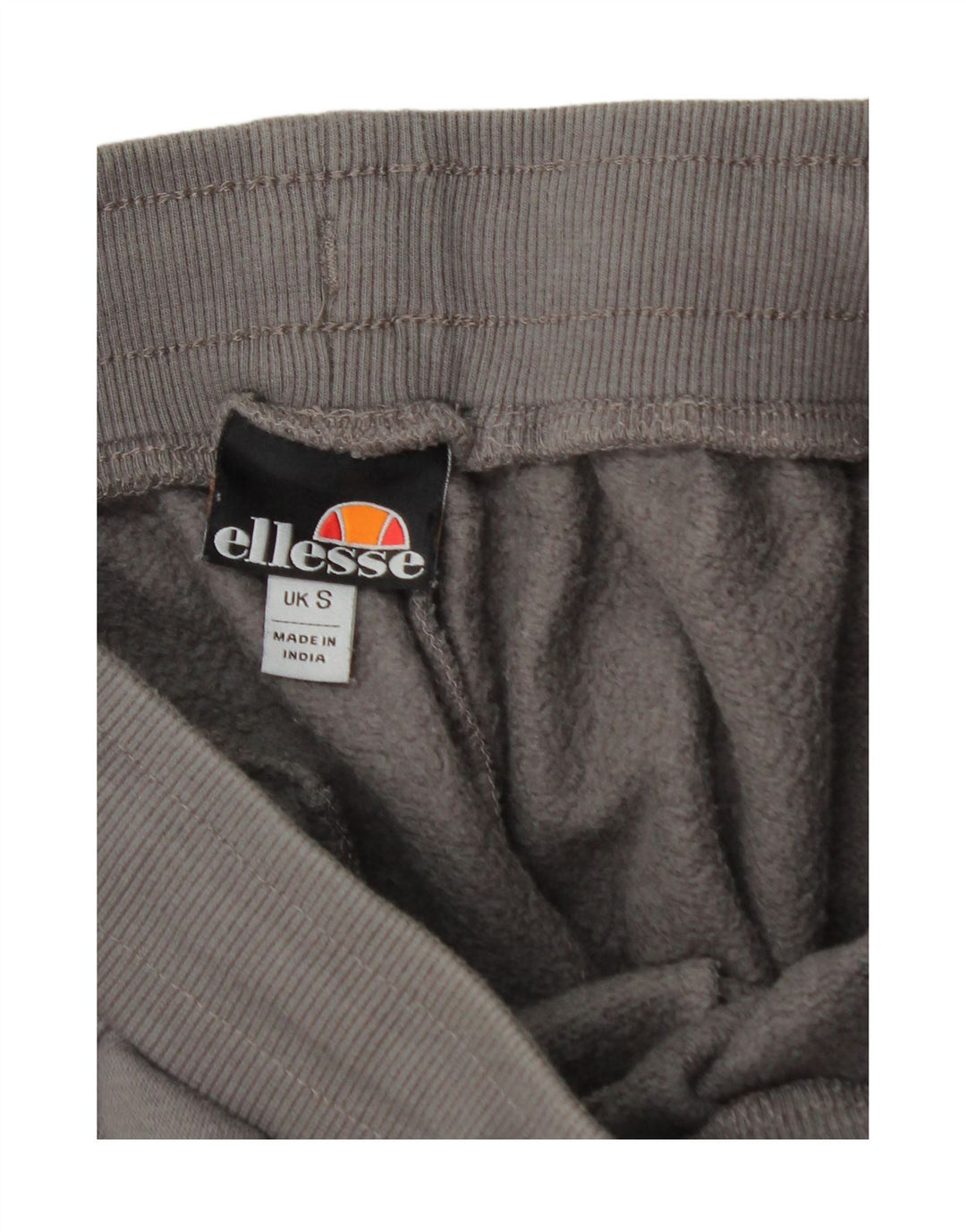 ELLESSE Mens Graphic Tracksuit Trousers Joggers Small  Grey Cotton