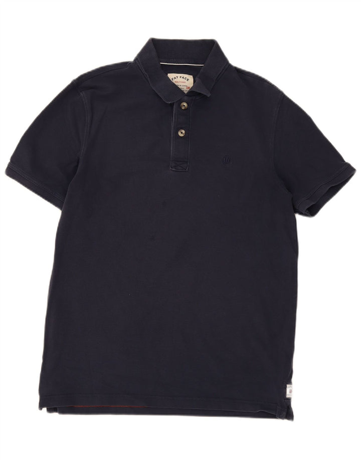 Fat Face Herre Polo Shirt Stor Marineblå Bomuld