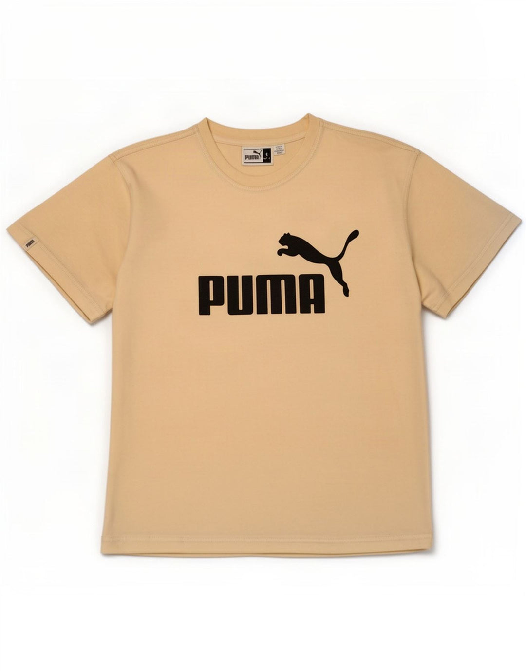 Puma Herre Grafisk T-Shirt Top Lille Gul
