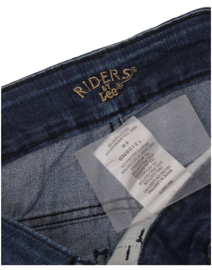 LEE Womens Riders Capri Jeans US 8 Medium W32 L19 Blå Bomuld