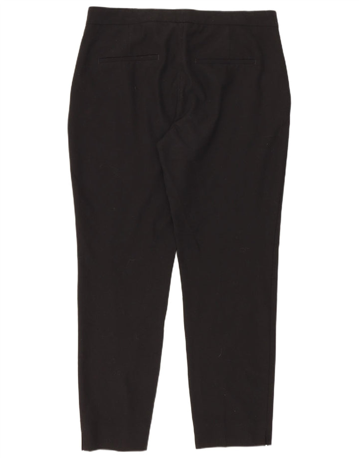 Zara Dame Slim Suit Bukser EU 38 Small W28 L26 Sort