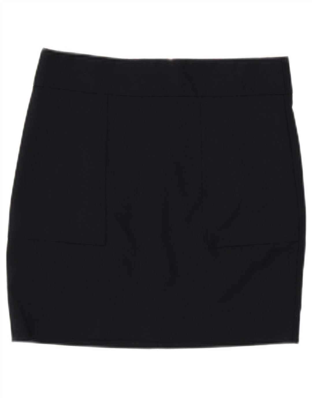 Zara Dame Mini-nederdel XS W24 Marineblå Bomuld