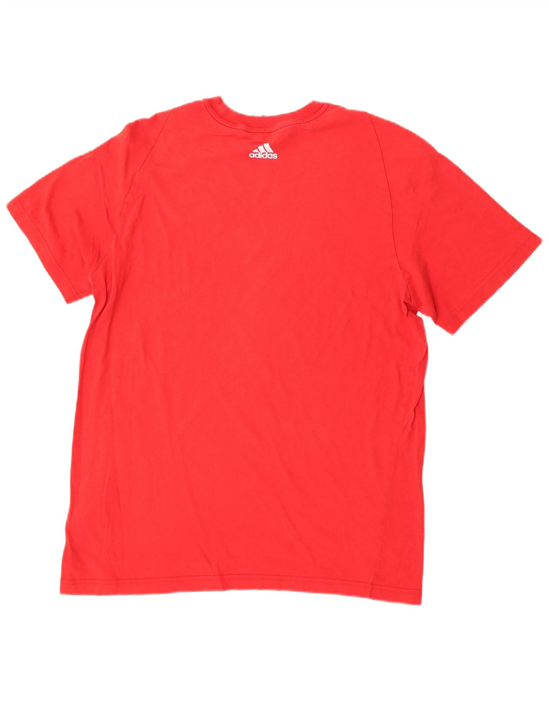 Adidas Grafisk T-shirt top til mænd, stor rød bomuld