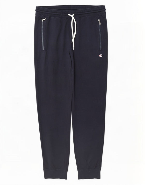 Champion Womens træningsdragt Bukser Joggers UK 14 Medium Navy Blue