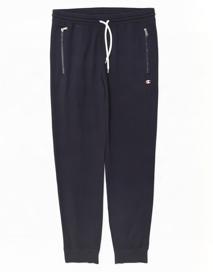 Champion Womens træningsdragt Bukser Joggers UK 14 Medium Navy Blue