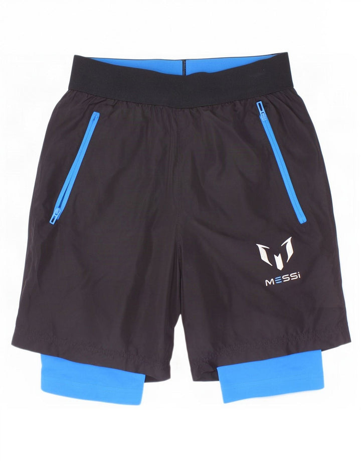 Adidas drenge MESSI Sportshorts 9-10 år Sort polyester