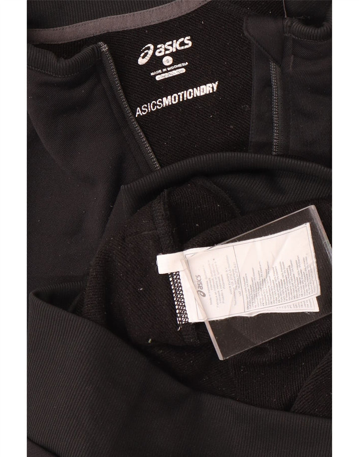 Asics Træningsdragt til mænd, topjakke, lille sort polyester