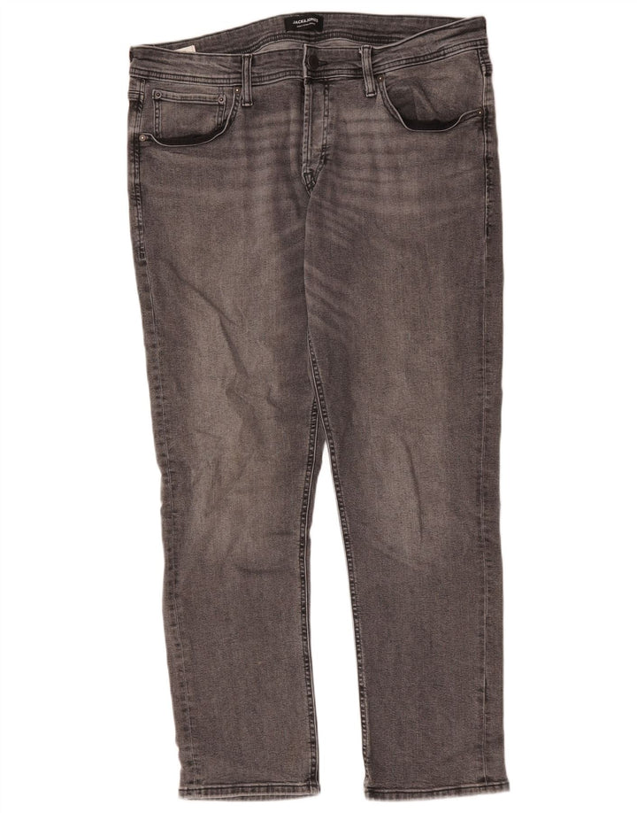 Jack & Jones Herre Slim Jeans W38 L32 Grå Bomuld