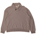 Orvis Herre Shawl Neck Sweatshirt Jumper XL Grå Bomuld