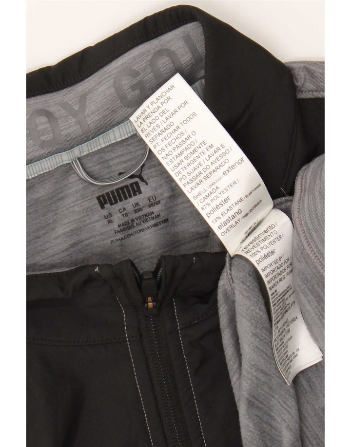 Puma Herre ærmeløs træningsdragt Topjakke XL Grå Colourblock Polyester