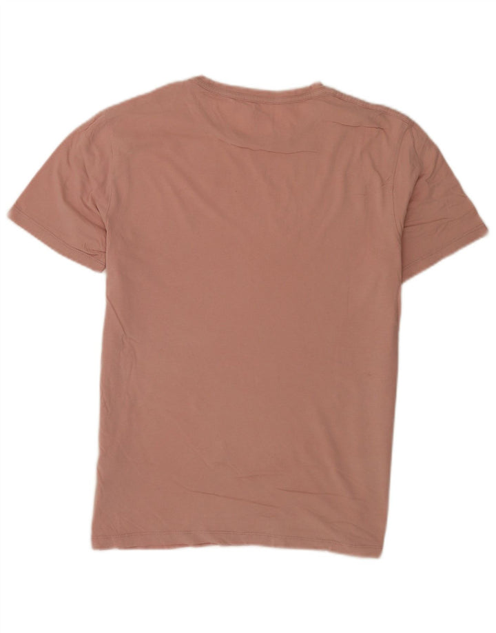 All Saints Herre Regular Fit T-shirt Top Medium Pink Bomuld