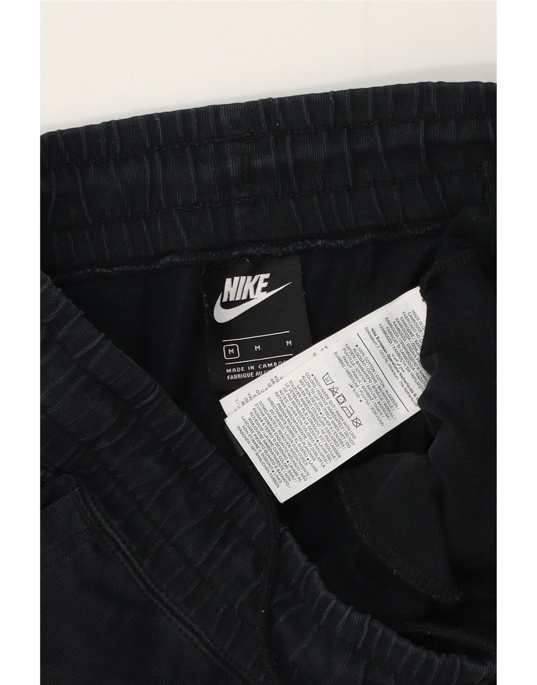 Nike træningsdragt til kvinder Joggers UK 14 Medium Sort Bomuld