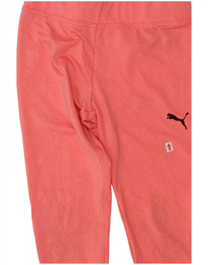 Puma Girls Leggings 4-5 år Pink Polyester