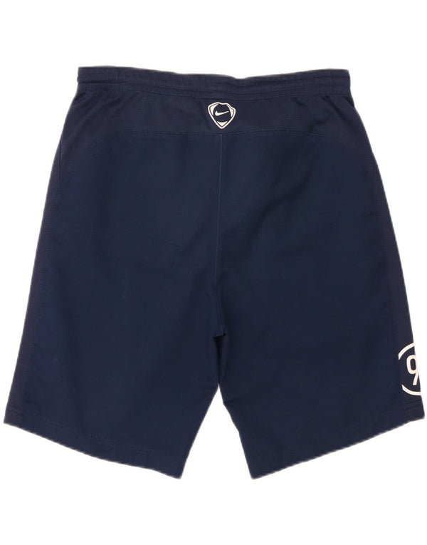 Nike drenge Dri Fit grafiske sportsshorts 13-14 år XL marineblå polyester