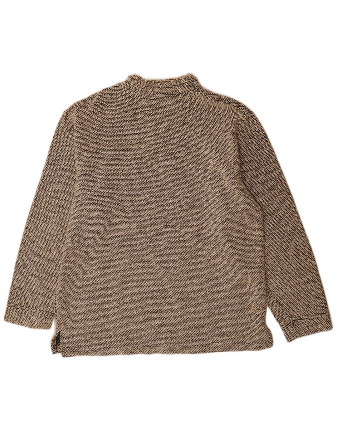 Weird Fish Herre Zip Neck Sweatshirt Jumper Stor Grå Bomuld