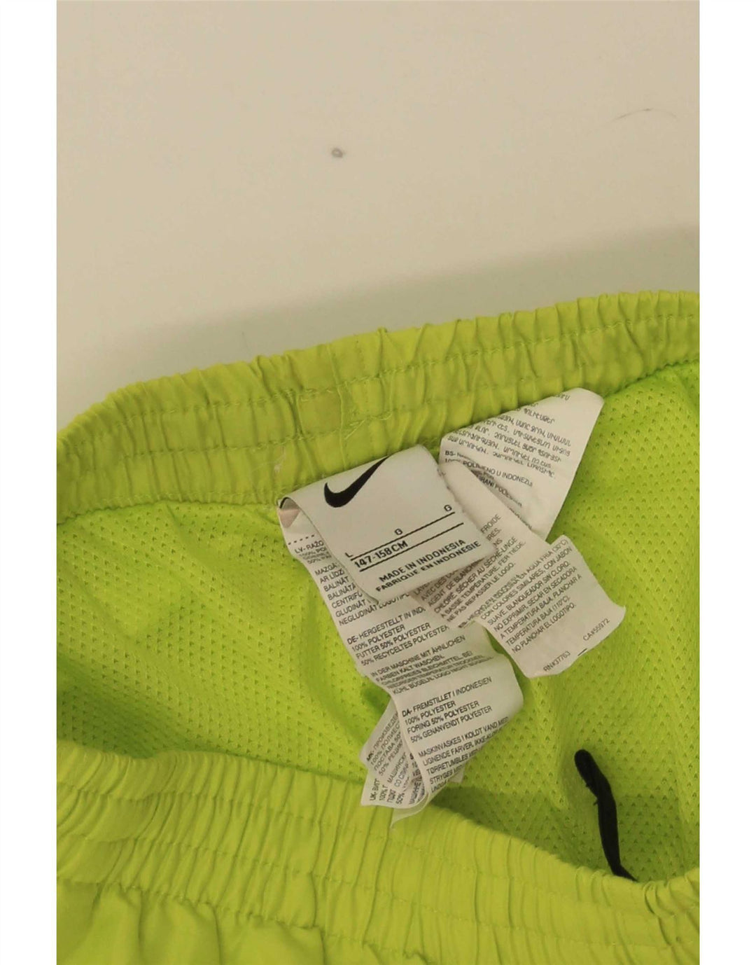 Nike drenge sportsshorts 12-13 år store grøn polyester