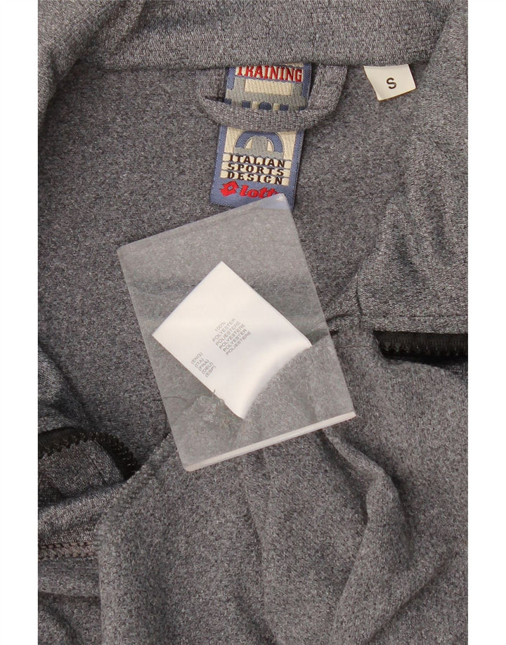 LOTTO Herre grafisk træningsdragt Top jakke Lille Grå Flecked Polyester