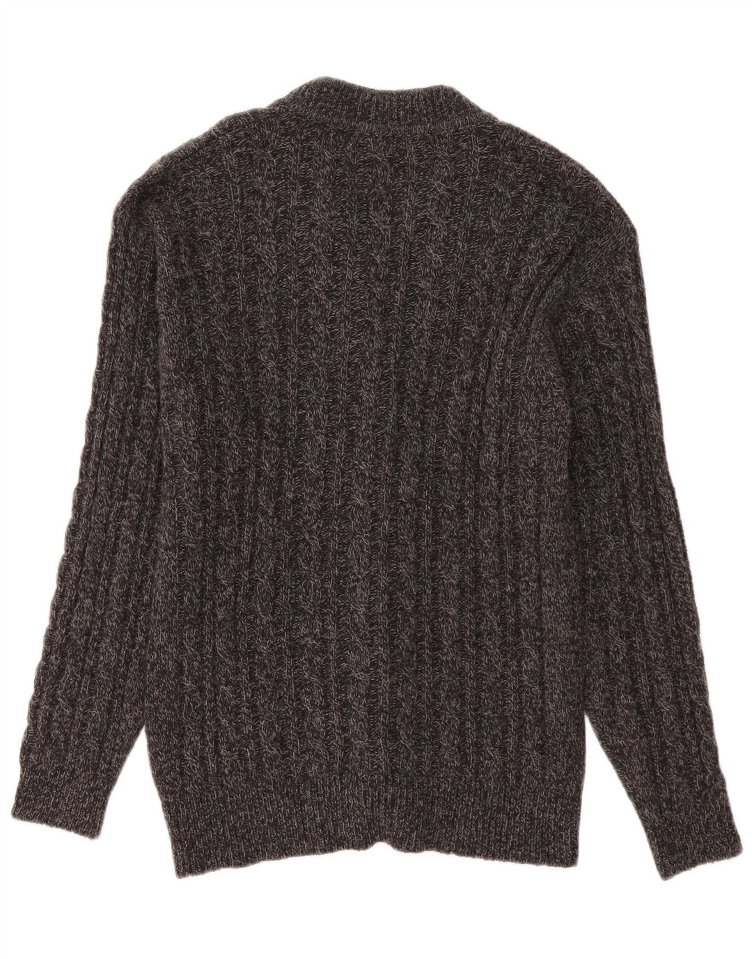 Ballon dame cardigan sweater mellemgrå uld