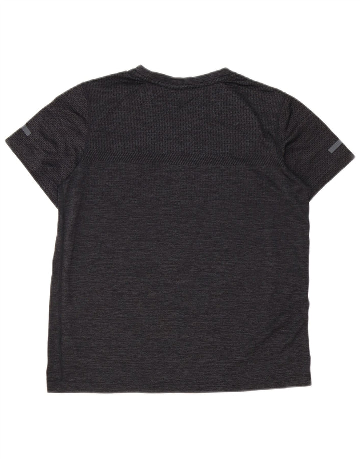 RUSSELL ATHLETIC Drenge Dri-Power T-Shirt Top 14-15 år XL Grå Flecked