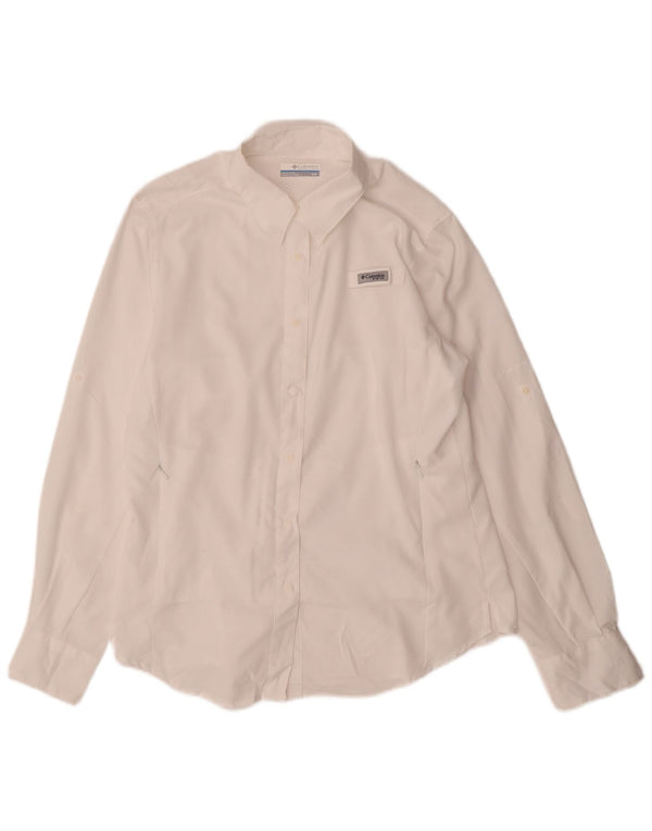 Columbia Womens Oversized Shirt UK 10 Small White