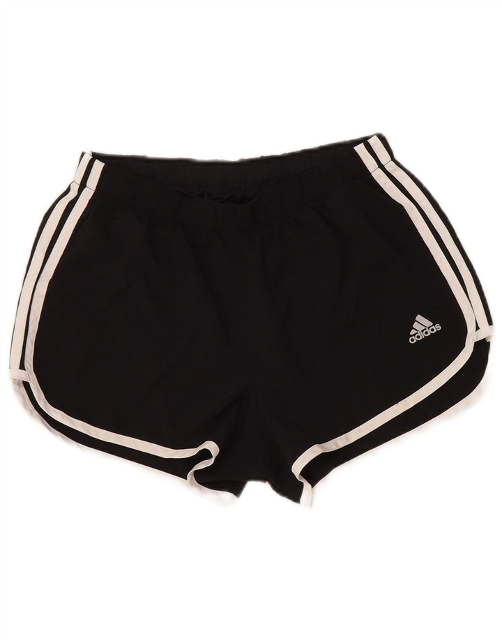 ADIDAS Aeroready Sportsshorts til kvinder UK 6 XS Sort polyester