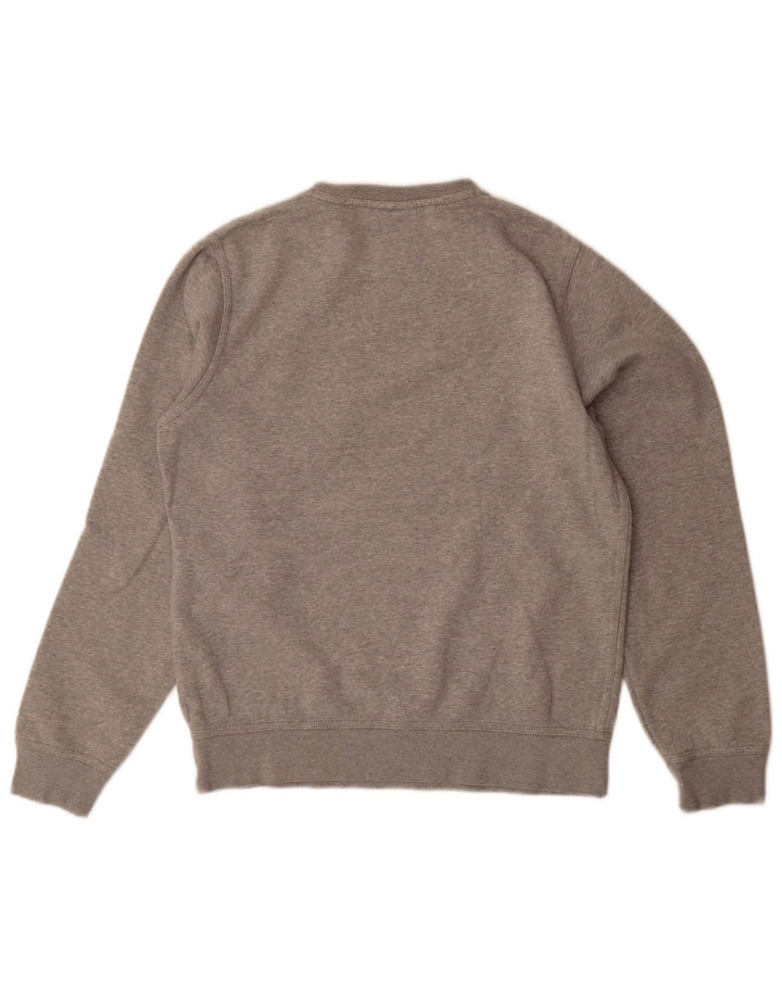 Nike Sweatshirt til mænd, lille grå flækket bomuld
