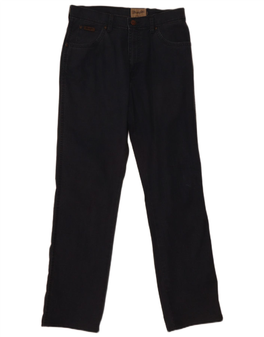 Wrangler Herre Texas Stretch Straight Jeans W32 L32 Marineblå Bomuld