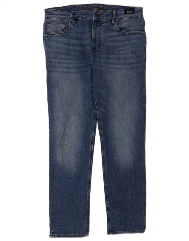 Joop Herre Modern Fit Straight Jeans W34 L30 Blå Bomuld