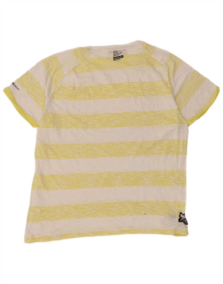 Jack & Jones Herre T-Shirt Top Medium Gul Stribet