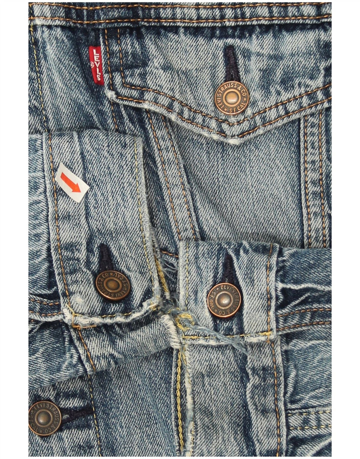 Levi's Herre denimjakke UK 38 Medium Blue Cotton