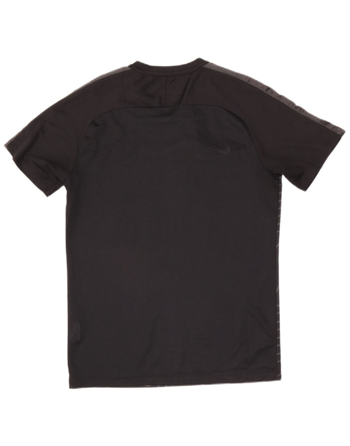 Nike Herre Dri Fit T-shirt Top Medium Sort Geometrisk Polyester