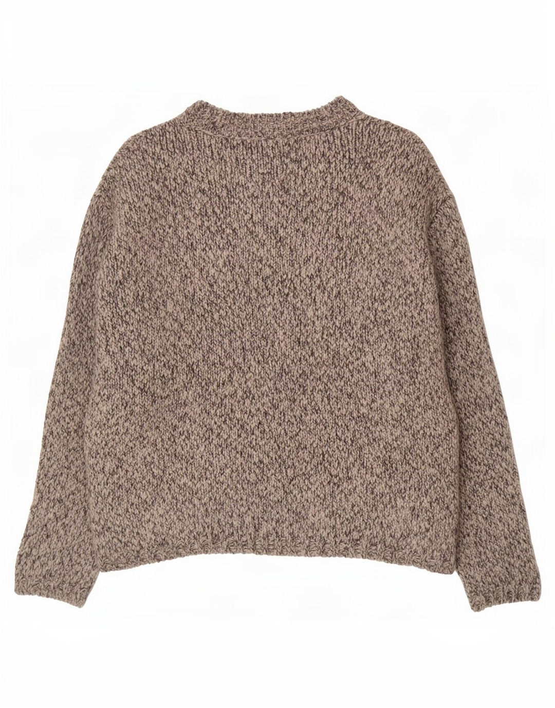 Marks & Spencer Dame Boat Neck Jumper Sweater UK 14 Medium Grey Flecked