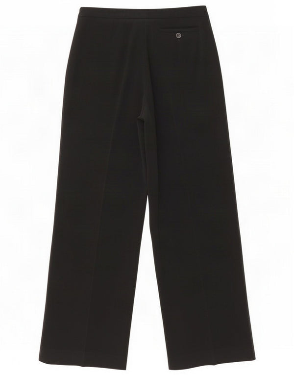 Max & Co. Fritidsbukser til kvinder med brede ben UK 10 Small W28 L29 Black Acetate