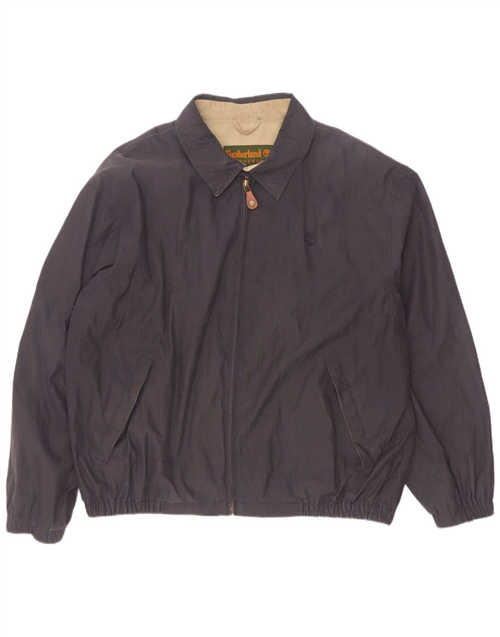 Timberland Herre Bomber Jacket UK 42 XL Navy Blue Polyester