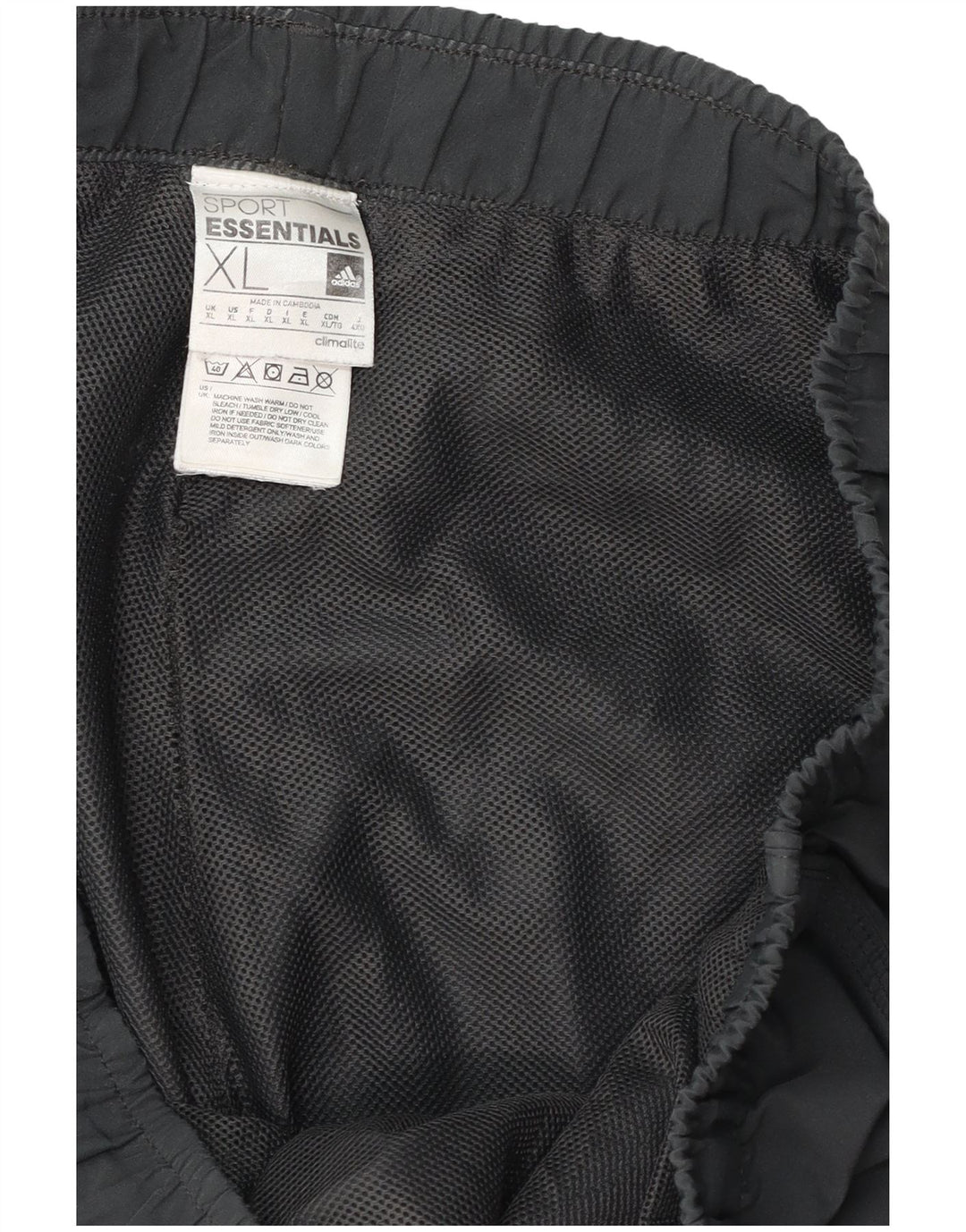 Adidas Herre Climalite Sport Shorts XL Grå Polyester