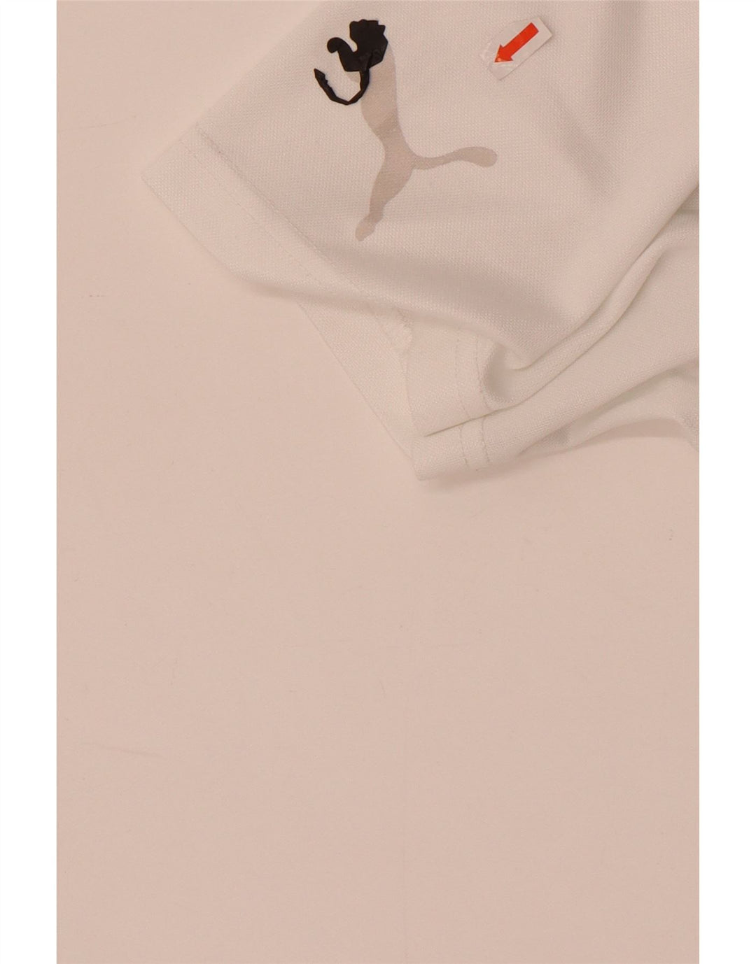 Puma Herre Grafisk T-Shirt Top Medium Hvid Polyester