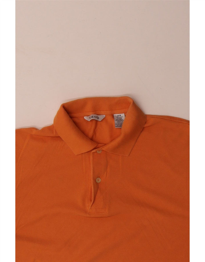 IZOD Poloshirt til mænd Medium Orange Bomuld